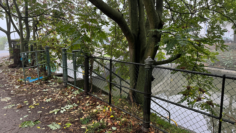 Berlin Neukölln Kanal Herbstbild