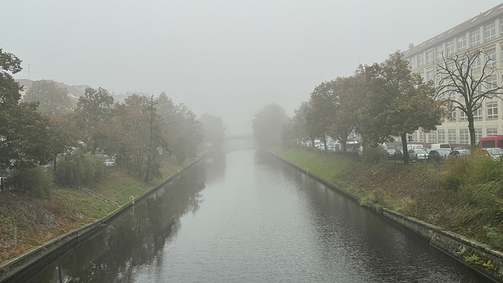 Berlin Neukölln Kanal Herbstbild
