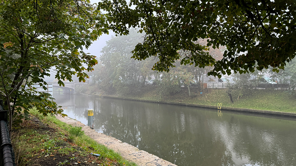 Berlin Neukölln Kanal Herbstbild