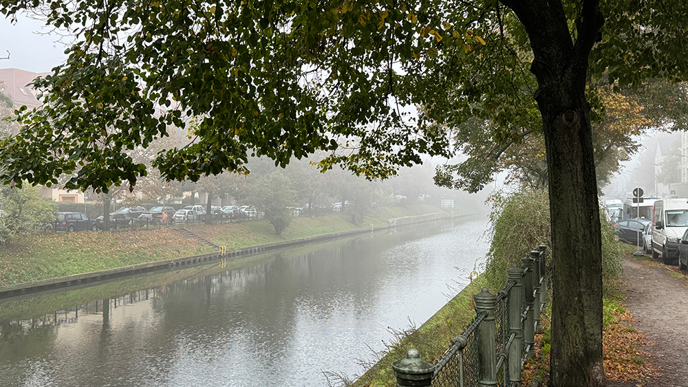 Berlin Neukölln Kanal Herbstbild