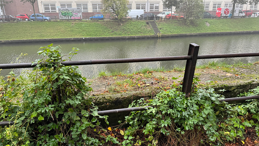 Berlin Neukölln Kanal Herbstbild